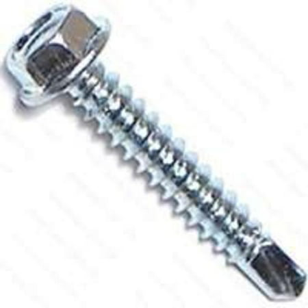 Midwest 10277 Hex Washer Head Screw 8  X 1   Zinc Plated