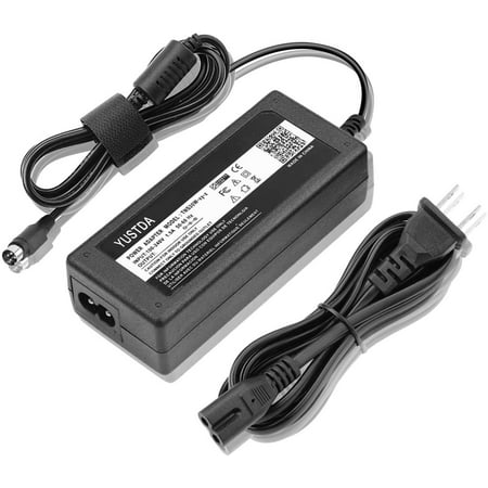 Yustda 4-Pin AC/DC Adapter for Samsung Model: PA-1111-05SM PA-111105SM P/N: 370-7681-01 370768101 Monitor Sun MicroSystems 4-Prong Power Supply Cord C