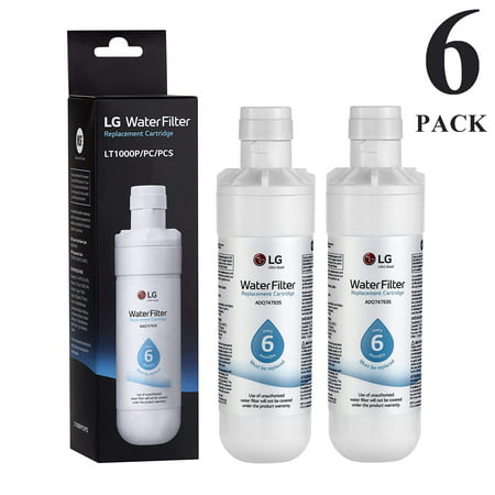 6Pack ADQ747935 LT1000P Refrigerator Water Filter Compatible with Kenmore 9980  ADQ74793501  ADQ75795105