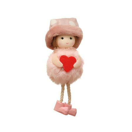 Zpj5#5075 Lace Gauze Dress Princess Girl Pendant Cute Plush Angel Doll Home Decoration Z#5075 BF6