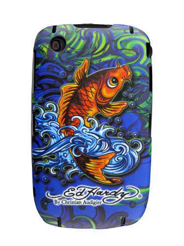 Ed Hardy BlackBerry 8520/8530 Snap-on - Koi