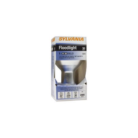 Sylvania 14836 30 Watt Reflector Flood Lamps Indoor R20 Frosted