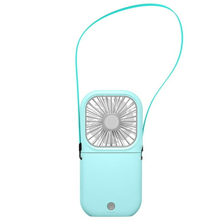 Usupdd New Hanging Neck Ultra-thin Fan USB Folding Charging Treasure Fan Usupdd WDD220817-4973