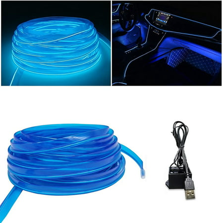 Usupdd Home Interior Decoration Light Line Atmosphere Light EL Decorative Light 10M Usupdd 220805-4962