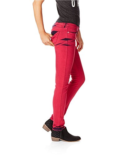 Aeropostale Womens Lola Overdyed Jegging Skinny Fit Jeans 684 2x32 thumbnail