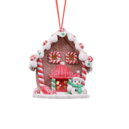 Miximx Christmas Decorations Luminous Christmas House LED Christmas House Decoration Pendant - Gifts Ltz MiximxChristmas Decorations Luminous a-a#5075