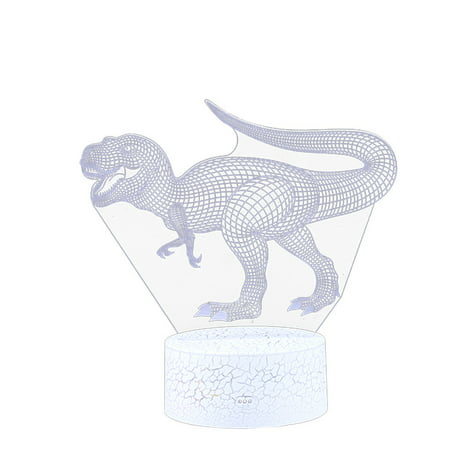 Poz#5330，3D Dinosaur Children Night Lamp 7 LED Colors Changing Table Desk Decoration，L#5330 GG9