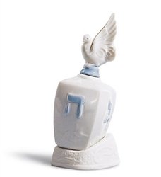 Lladro #6678, Dreidel with Dove