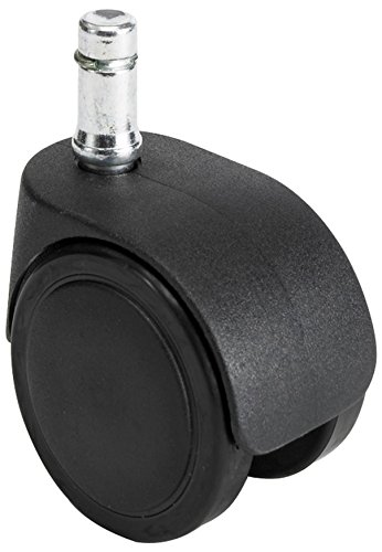 Safco Products Apprentice II Extended Height Task Chair Hard Casters/Wheels Set of 5, Black, 6678