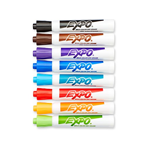 Expo Original Dry Erase Markers, Chisel Tip, 12-Pack, Assorted Colors thumbnail