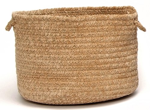 Colonial Mills Simple Chenille Utility Basket, 14 by 10-Inch, Sand Bar