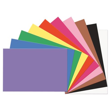 SunWorks Construction Paper  10 Assorted Colors  9  X 12   100 Sheets