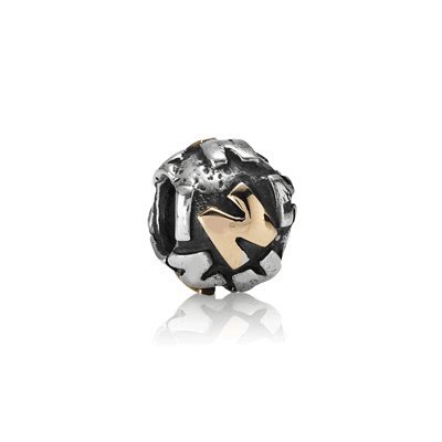 Genuine Sterling Silver and Gold Charm PANDORA Ref: 790298N