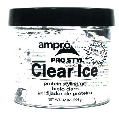 Ampro 32 Oz. Pro-Styl Protein Gel Clear Ice Ultra-Hold (Pack of 2)