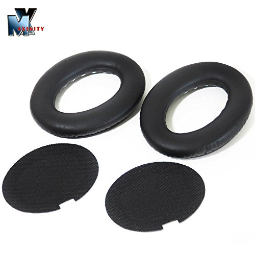 QC25 / QC15 / QC2 Memory Foam Replacement Earpad for Bose QuietComfort 25 / 15 / 2 Headphone - Ultra Soft Protein Leather Leatherette Ear Cushion thumbnail