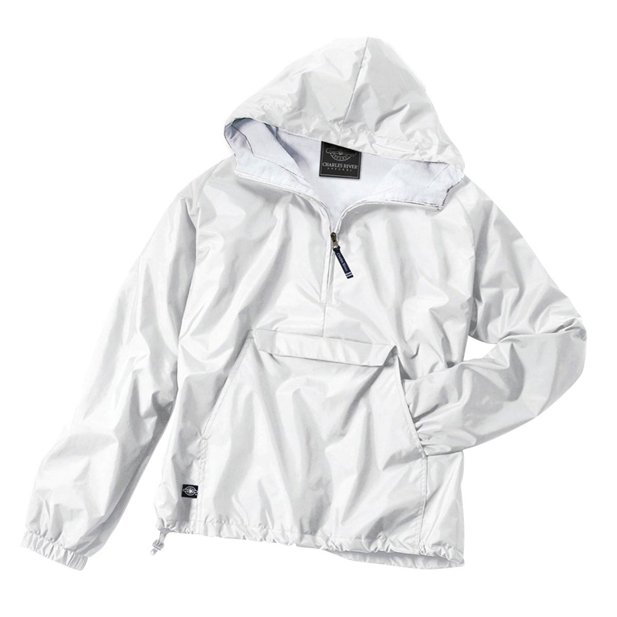 Charles River Apparel 9905 Classic Solid Pullover-White-M