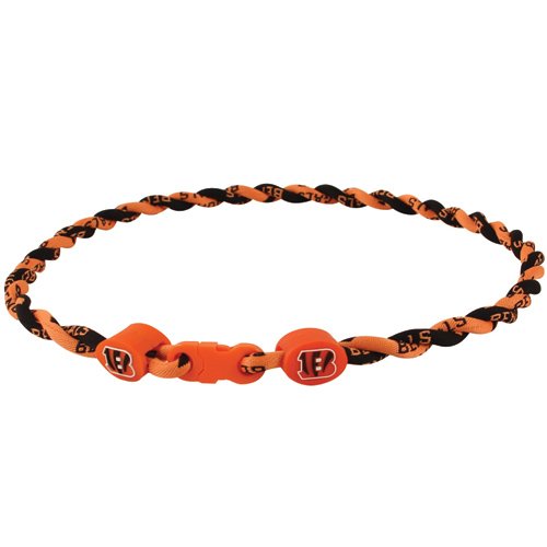 Eagles Wings Cincinnati Bengals Titanium Twist Necklace