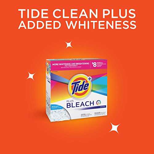 Tide Ultra Plus Bleach Original Scent Powder Laundry Detergent, 95 Loads, 171 Oz