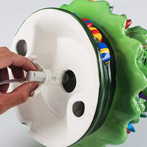 Joiedomi 15  Tabletop Prelit Ceramic Christmas Tree with 70 Multicolor Lights Hand-Painted Ceramic Tabletop Christmas Tree for Christmas Holiday Indoo