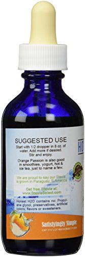 Water Flavoring-Stevia Water Enhancer-Honest H2O-from Stevia Select- 2 Oz. Bottle Water Enhancer-Orange Passion for Water-NON-GMO Ingredients-Satisfac thumbnail