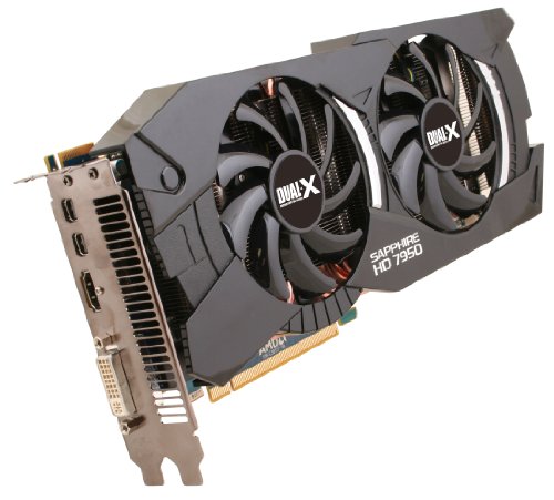 Sapphire Radeon HD 7950 3GB DDR5 HDMI / DVI-I / Dual Mini DP with Boost PCI-Express Graphics Card 11196-16-20G thumbnail