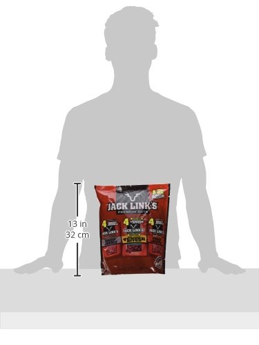 Jack Link's Premium 12 Snack Packs 15oz (Original Hickory Smokehouse Beef Jerky, Teriyaki Beef Steak Tender Bites, Sweet & Hot Beef Jerky) thumbnail