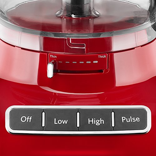 KitchenAid KFP1322ER 13-Cup Food Processor with Exact Slice System, Empire Red thumbnail
