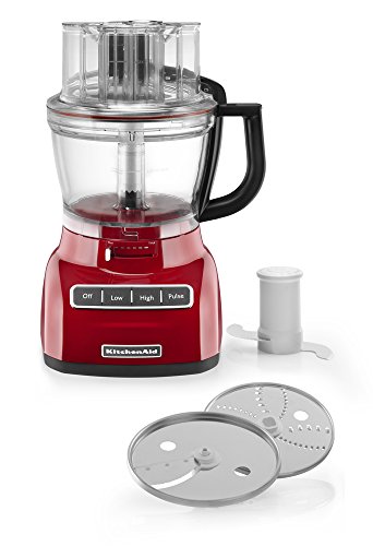 KitchenAid KFP1322ER 13-Cup Food Processor with Exact Slice System, Empire Red thumbnail