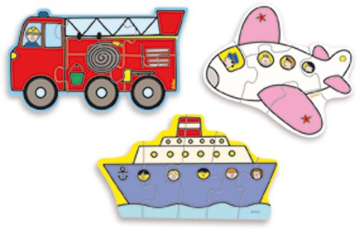 Vilac Set of 3 Wood Puzzles thumbnail
