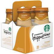 Starbucks Frappuccino Caramel Chilled Coffee Drink, 9.5 Fl Oz, 4 Count(Case of 2)
