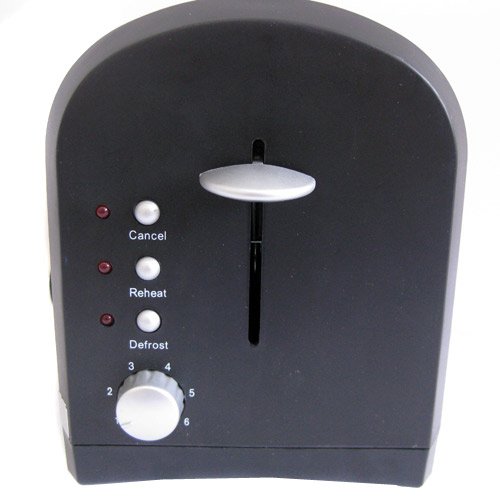 Kinwing KT-3070 750-Watt 2-Slice Wide Slot Toaster W/Removable Crumb Tray, Defrost/Reheat/Cancel Function thumbnail
