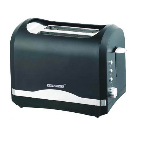 Kinwing KT-3070 750-Watt 2-Slice Wide Slot Toaster W/Removable Crumb Tray, Defrost/Reheat/Cancel Function thumbnail