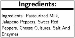 Precious Pepper Jack Cheese Stick, 10 Ounce -- 12 per Case.