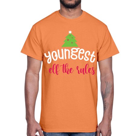 Youngest Elf the Rules Style 1253#- Christmas- Cotton Tee