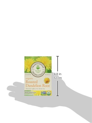 Traditional Medicinals Organic Roasted Dandelion Root, 16-Count (Pack of 3)