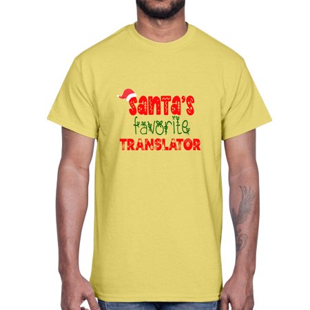 Santas Favorite Translator Style 1128#- Christmas- Cotton Tee