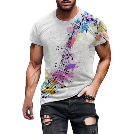 Larisalt Shirts for Men Graphic Tees Men S Black and White Striped T Shirt Short Sleeve Crew Neck Tee Outfits Tops Pink L