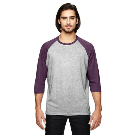 Anvil Adult Tri-Blend 3/4-Sleeve Raglan T-Shirt  Style 6755