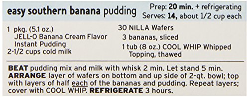 JELLO Instant Banana Cream Pie Filling Mix (3.4oz Boxes, Pack of 6) thumbnail