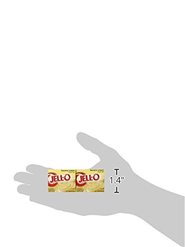 JELLO Instant Banana Cream Pie Filling Mix (3.4oz Boxes, Pack of 6) thumbnail
