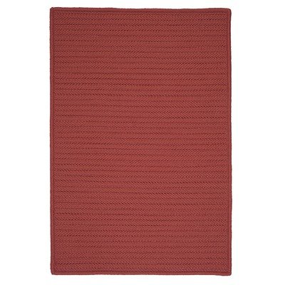 Simple Home Solid Rug by Colonial Mills in Terracotta (Size 6'W X 9'L)