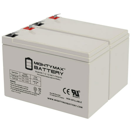 12V 7Ah F2 Replacement Battery for CyberPower 1500 AVR - 2PK