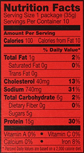 Jack Link S Beef Jerky Snack Size  Original  1.25oz  10 CT thumbnail