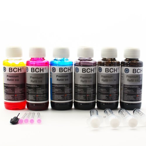 BCH® Premium 600 Ml (20oz) Bulk Refill Ink for Epson Printers thumbnail
