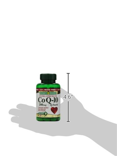 Nature's Bounty Co Q-10, Extra Strength, 200mg Bonus (value Size), 80 Softgels thumbnail
