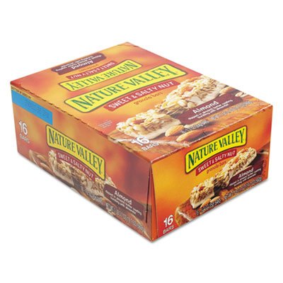 ADVANTUS CORPORATION Nature Valley Granola Bars, Sweet & Salty Nut Almond Cereal, 1.2oz Bar, 16/Box (SN42068)