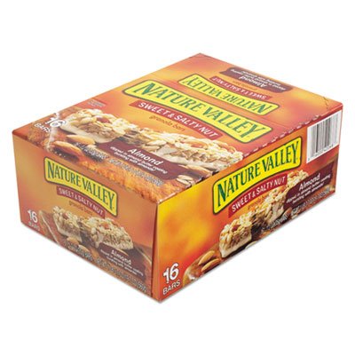 ADVANTUS CORPORATION Nature Valley Granola Bars, Sweet & Salty Nut Almond Cereal, 1.2oz Bar, 16/Box (SN42068) thumbnail