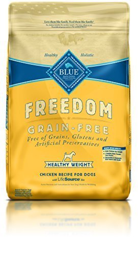 Blue Buffalo Freedom Adult Healthy Weight Chicken Recipe Grain Free 24 Lb by Blue Buffalo