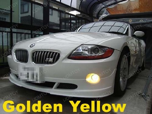 GOLDEN YELLOW 100w ONE PAIR HIGH QUALITY XENON GAS FILLED 9006 FOG LIGHT BULBS for 00 01 02 03 04 05 06 07 BMW 3 Series Coupe/06 07 08 BMW 7 Series/ 0 thumbnail