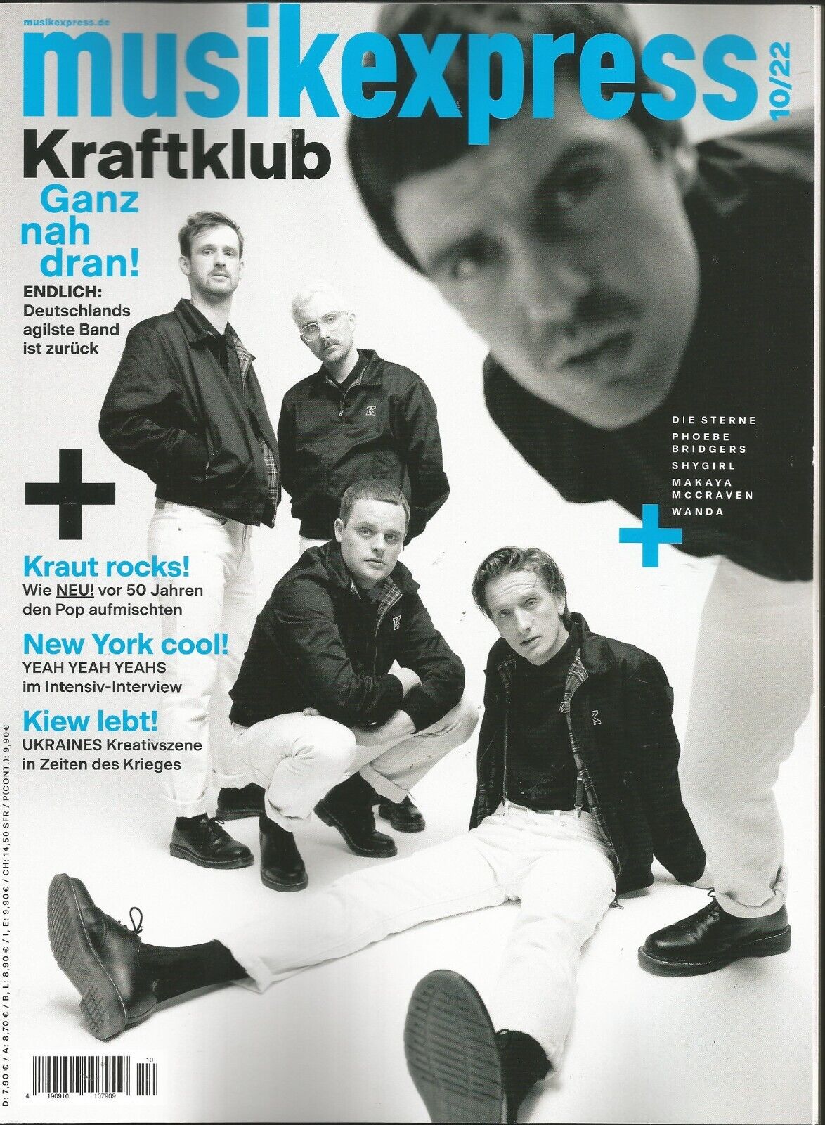 Musikexpress, 10/22, October 2022. Kraftklub